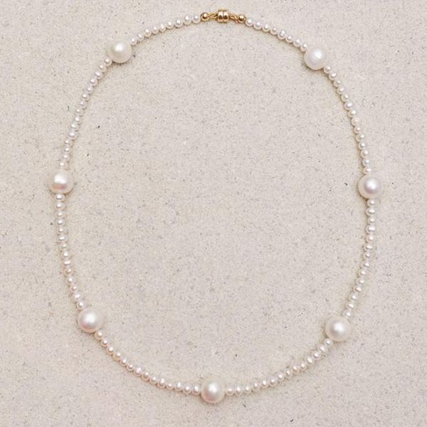 

women statement freshwater pearls necklace handmade fashion classic neck accessories valentine's day gift for girls jewelry, Golden;silver