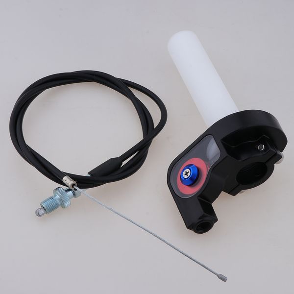 

quick throttle grip twist & cable, throttle twist grip set scooter throttle cable for fit for 125-250cc motorcycle motorbike dirt bike atv