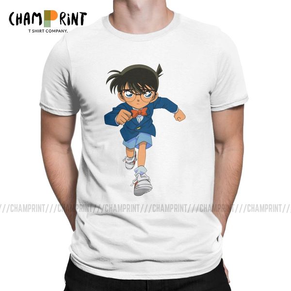 

crazy detective conan cartoon t-shirt for men t shirts edogawa japan anime short sleeve tee shirt graphic printed clothing