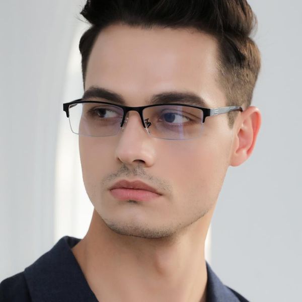 

2020 brand glasses classic mens anti blue light laser fatigue glasses computer goggles men's optical eyeglasses frame 2806, White;black