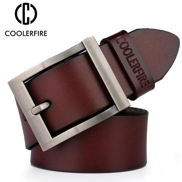 

100% cowhide genuine leather belts for men cowboy luxury strap brand male vintage fancy jeans designer belt men high quality, Black;brown