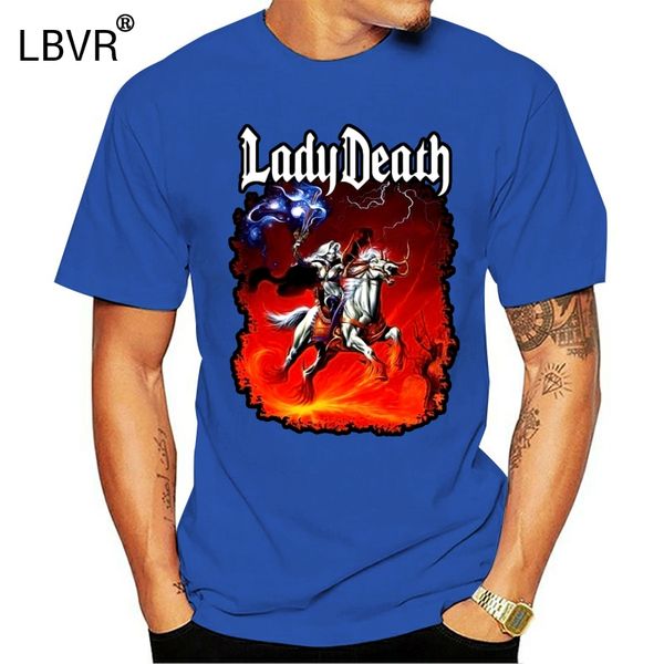 

lady death riding nightmare mens t-shirt size s-m-l-xl-xxl