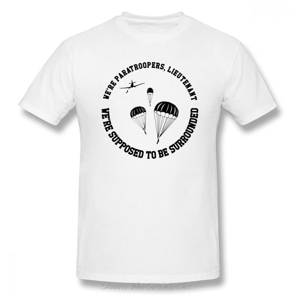 

airborne t shirt we re supposed to be surrounded t-shirt short sleeve tees shirt cute men fashion cotton tshirt streetwear