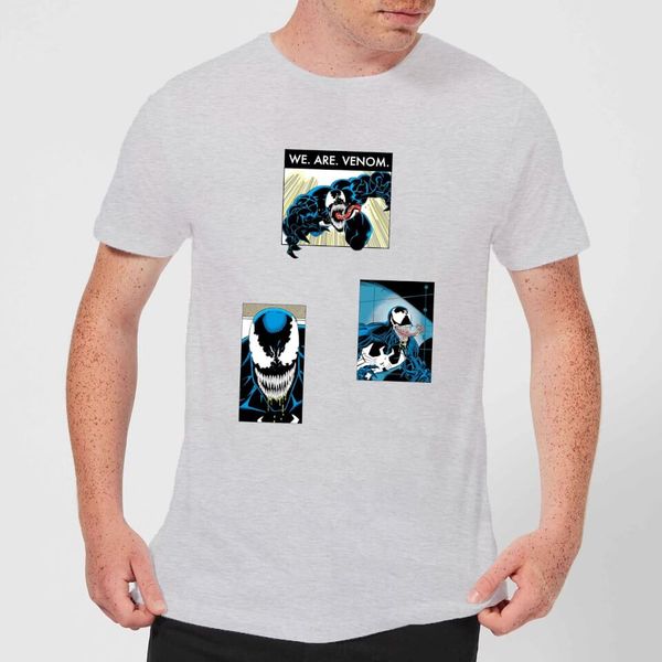 

venom collage men's t-shirt - grey