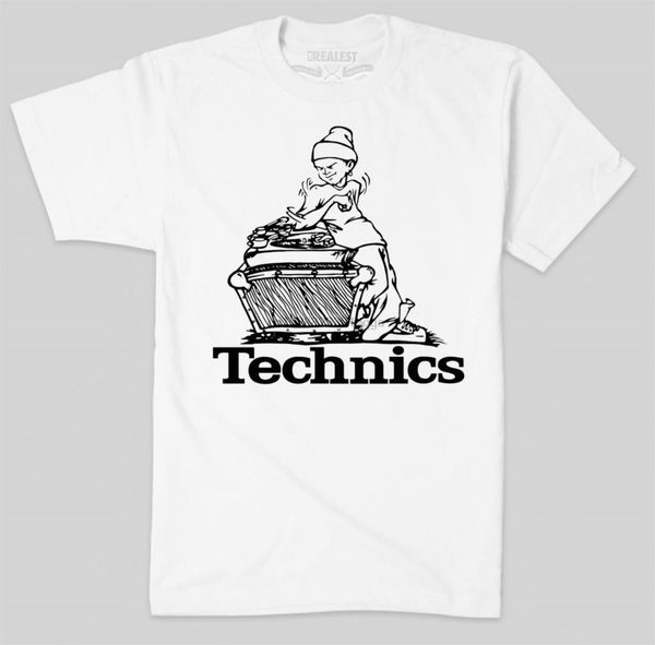 

technics classic scratching dj t shirt b boy dj wear gear turntables 100% cotton tee shirt tee