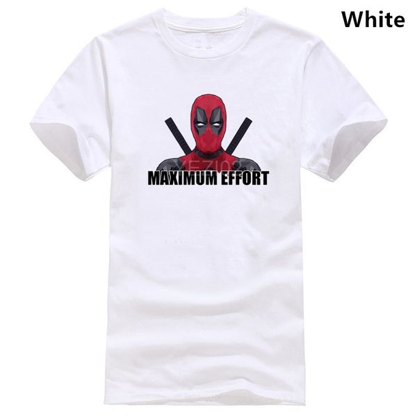 

maximum effort mens t-shirt deadpool funny superhero fan design gift (col