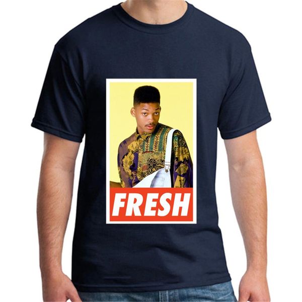 

fresh prince of bel air t shirt will smith 90's 100% cotton short sleeve o-neck tee hombre camiseta simple t-shirt