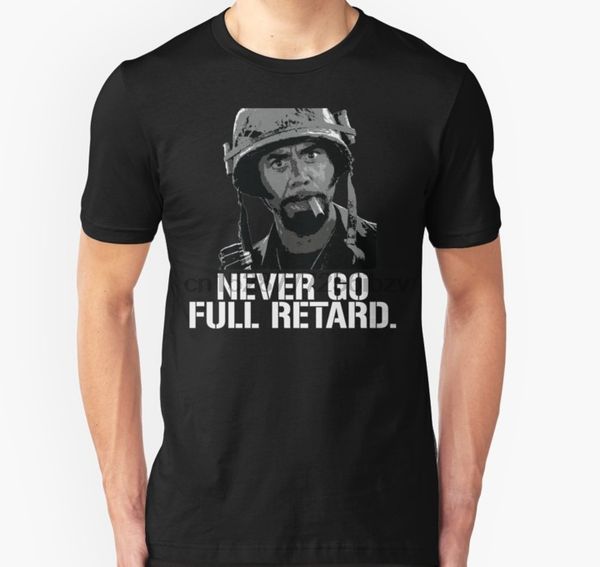 

men tshirt tropic thunder t shirt printed t-shirt tees top