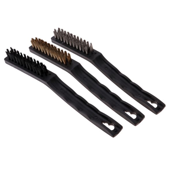 

3pcs провода щетки для очистки кисти царапина 223m (8.8inch