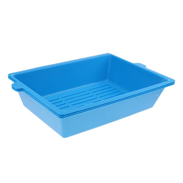 

3-layer cat litter box tray anti splash toilet fenced pan litter tray potty