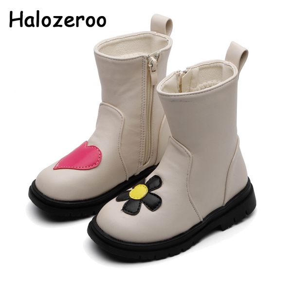 

kids boots children shoes baby girls motorcycle ankle boots fashion dress shoes brand heart pu leaher sweet autumn, Black;grey