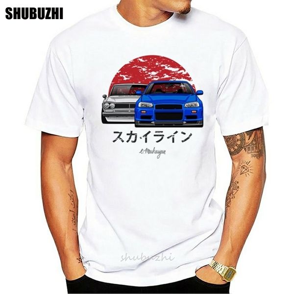 

japan skyline gtr tshirt men новые белые случайные футболки homme plus размер gtr печать футболочку нет клей чувство с коротким рукавом