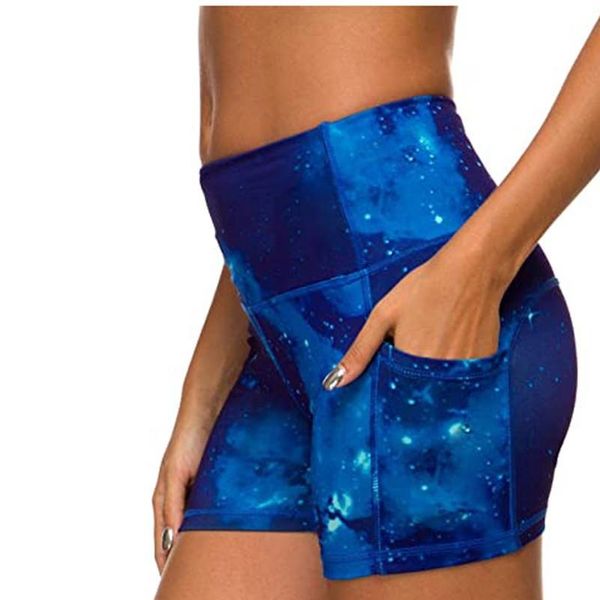 

короткие гетры 2020 женщин тренировки хруст booty gym леггинсы брюки tie dye карманы леггинсы legins фитнес mujer 38, Black