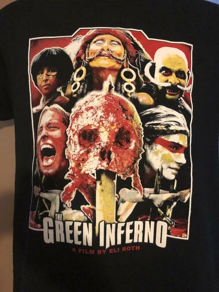

the green inferno t-shirt eli roth cannibal holocaust horror