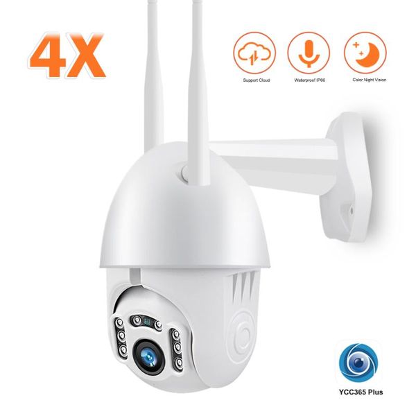 

wonsdar ptz ip camera 1080p outdoor security speed dome wireless wifi camera 2.0mp hd pan tilt 4x digital zoom auto tracking