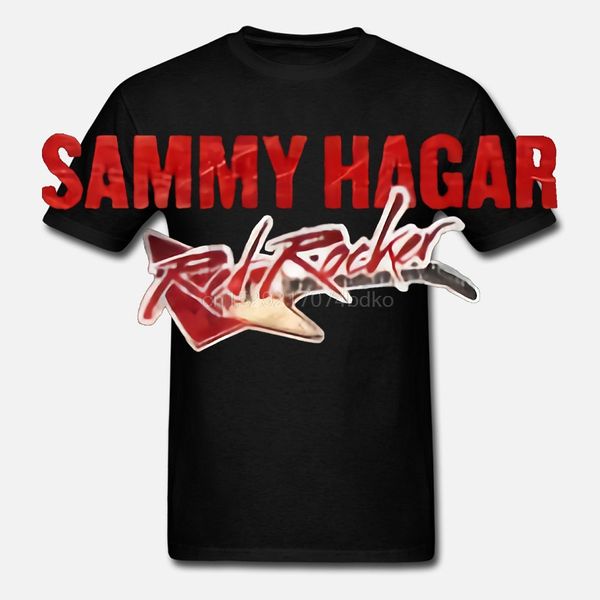 

сэмми хагар red rocker мода мужчины печать повседневный t-shirt