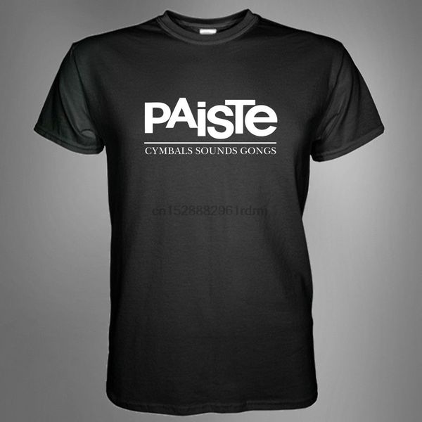 

paiste t-shirt cymbals sounds gongs music drums sz. s m l xl 2xl 3xl 2019 fashion t shirt 100% cotton tee shirt 2019 tees
