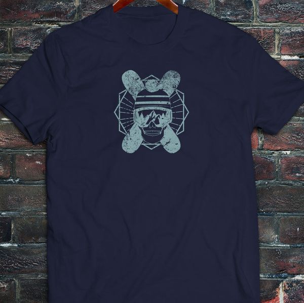 

cool t-shirts designs selling men snowboard skull snow winter mountain trip sporter mens navy t-shirt t-shirt