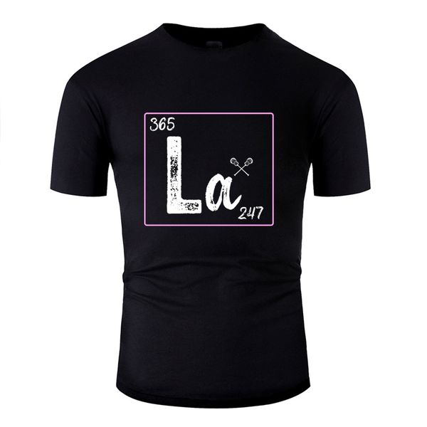 

the new lax lacrosse peridic table physics lover player t shirt men cool men's t-shirts leisure gents