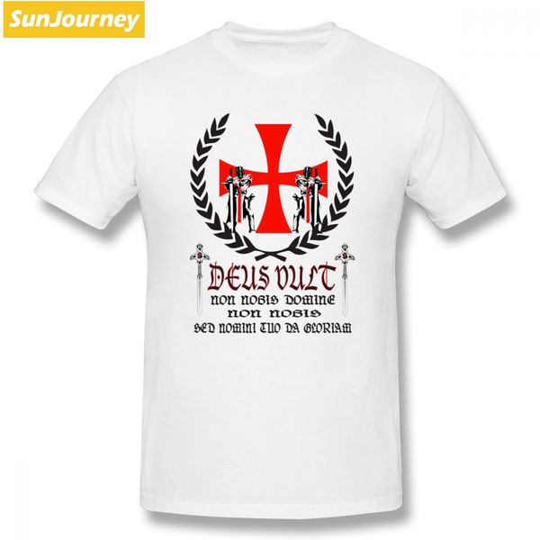 

knights templar men t shirt popular couple oversize cotton crewneck custom short sleeve tee shirts homme
