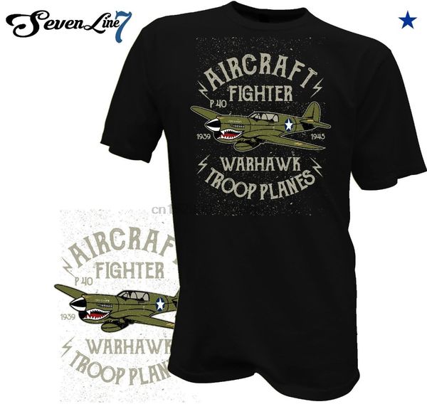 

2020 мода hot t-shirt fliegershirt аэроклуб rc flugzeug классический flieger урожай уорхок p40 майка