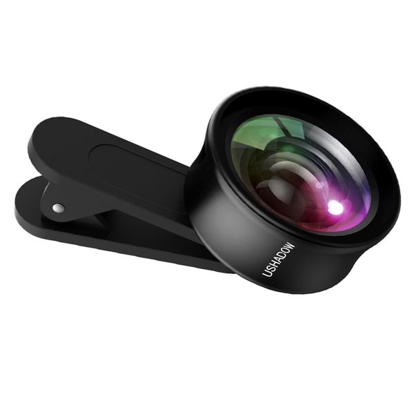 

hd camera lens kit, 0.6x super wide angle lens, clip on cell phone lens for iphone 8, 7 plus / 7 / 6s plus / 6s/ samsung