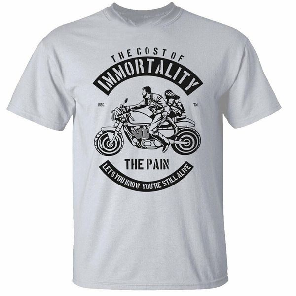 

immortality mens t-shirt biker pain rider wholesale tee shirt new cool design