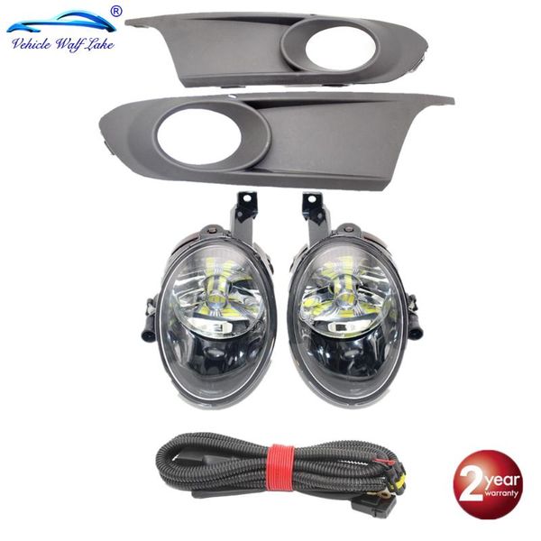 

светодиодный свет для vw 6 a6 6 2011 2012 2013 2014 автомобиль-стилизации передний led противотуманные фары противотуманная фара решетка рад