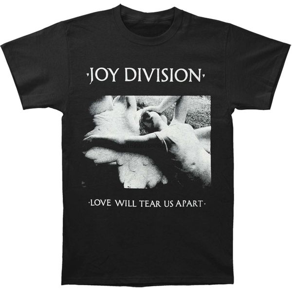 

impact menjoy division love will tear us apart t shirt 2020 brand clothes slim fit printing fashion t shirt tee