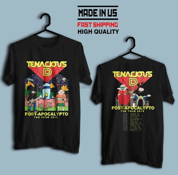 

tenacious d post-apocalypto tour t-shirt size s-4xl print t shirt men summer style fashion tee