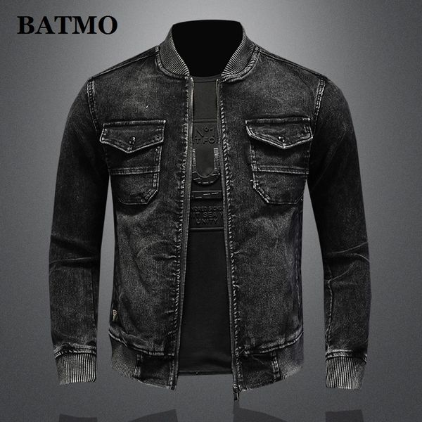 

men's jackets batmo 2021 arrival casual denim men,men's jackets,plus-size m-5xl h9609, Black;brown