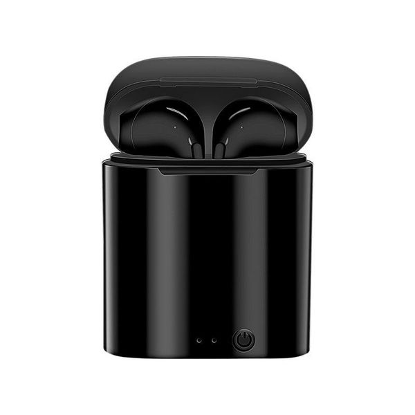 

double ear bluetooth wireless earphone i7 i7s tws twins wireless earbud with charger for iphone android charging box