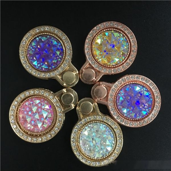 

diamond bling finger ring holder 360 degree cell phone stand for iphone 7 8 x xr xs samsung huawei p20 p20 pro
