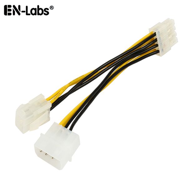 

CPU 4 pin Molex 4pin to EPS 8pin Power Adapter,ATX P4 Molex 4 pin to 8 Power Extension Cable,ATX 12V 4-pin PSU Motherboard