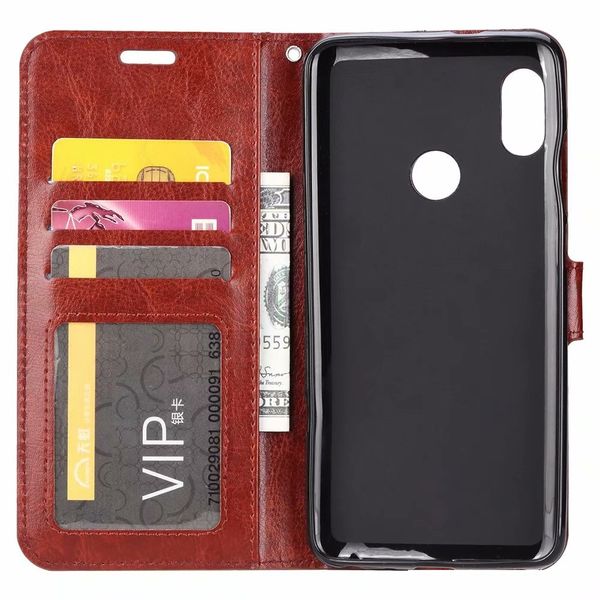 

crazy horse wallet leather tpu p frame phone cover case for huawei p30 plus honor 10 lite p smart y7 y6 2019