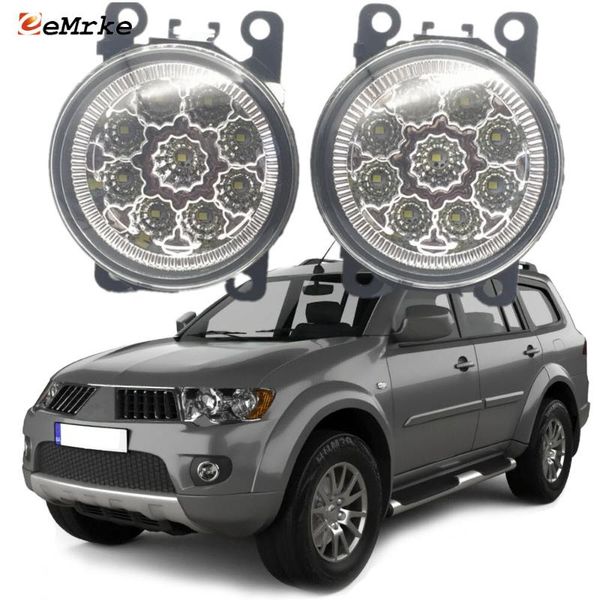 

car-styling for mitsubishi pajero sport 2 gen. 2009 2010 2011 2012 led fog lights h11 h8 replacement fog head lamp