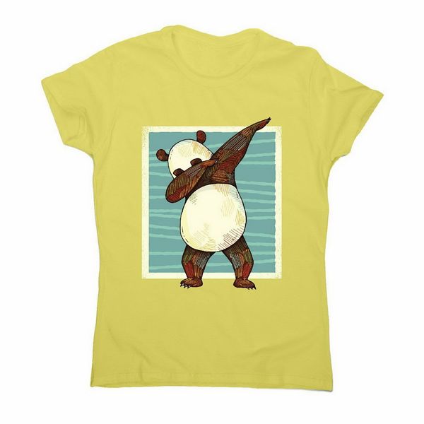 

panda вытирать - иллюстрация женщин футболка подарок на день рождения tee shirt