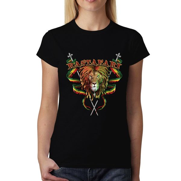 

rastafari lion rasta jamaica womens t-shirt xs-3xl(2