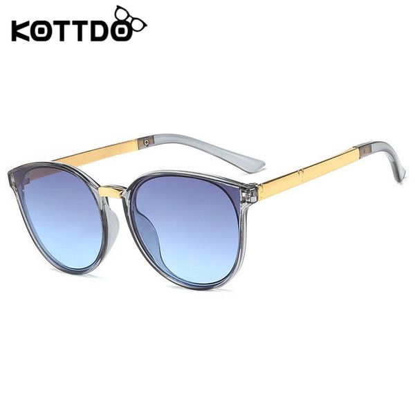 

girls boys classic gradient glasses kottdo uv400 sunglasses square vintage gradient sunglass round sun kids kthgg ly_bags, Blue