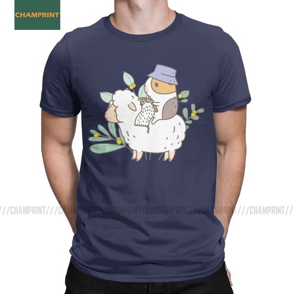

guinea pig knitting men t shirts cute animal lover animals kawaii fluffy pet funny tee shirt short sleeve t-shirts cotton