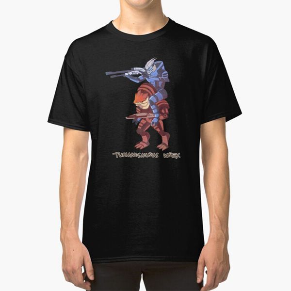 

turianosaurus wrex t - shirt mass effect bioware video games garrus wrex t rex