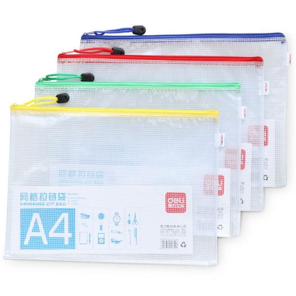 

pvc zipper paper file folder book pencil pen case file document phone bag for office student supplies