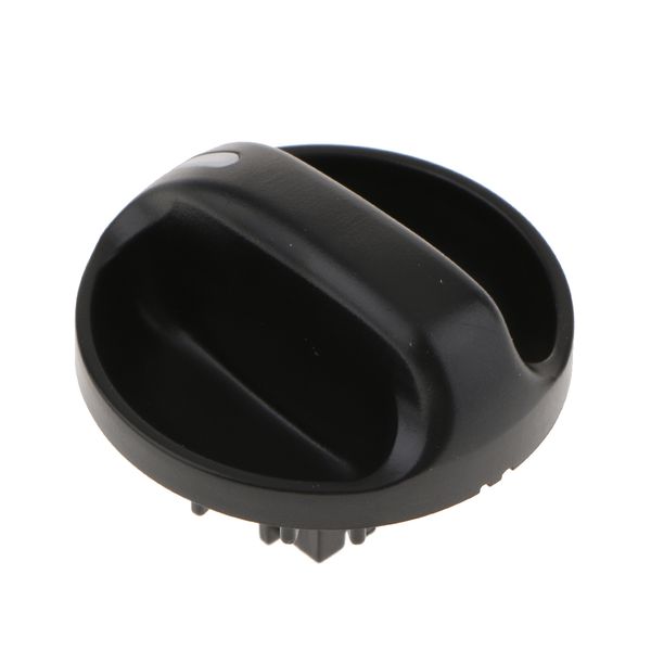 

40mm plastic heater a/c or fan single control knob