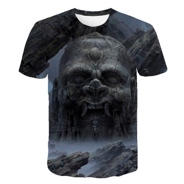 

colorful skull cosplay clown 3d print shirts oversized aesthetic hippie men clothing