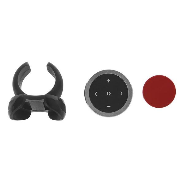 

new 1 set multifunction auto car wireless bluetooth media steering wheel remote control mp3 music player portable