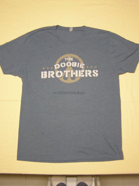 

the doobie brothers listen to the music far from home concert tour t-shirt slate