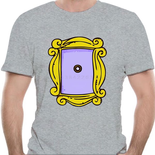 

men t-shirt friends mirror frame peephole tshirt women t shirt 7139d