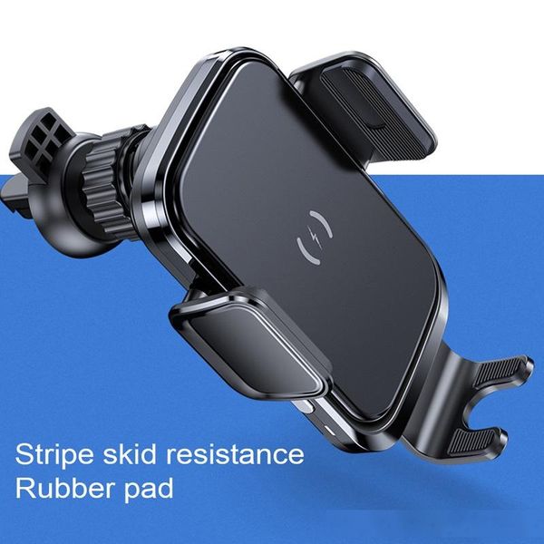 

x7 15w wireless charger car phone holder suction cup air vent phone mount car clip compatible with all wireless charging mobile