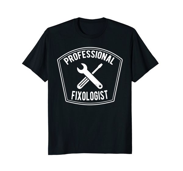 

handyman men's t shirt professional fixologist