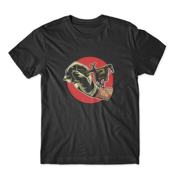 

татуировка t-shirt 100% хлопок премиум tee новый бренд моды майка